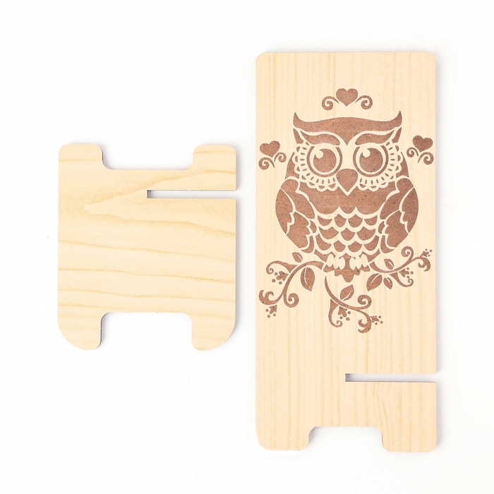 Подставка под телефон «Сова», 7×8×15 см