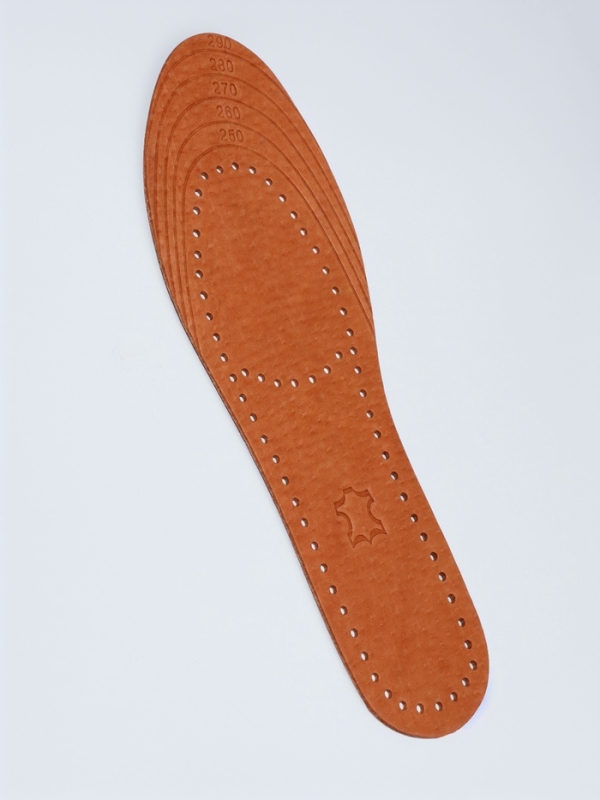 Стельки (нат. кожа) универс 36-45 р-р 28,5см (пара) корич пак SS Стельки (нат. кожа) универс 36-45 р-р 28,5см (пара) корич пак SS