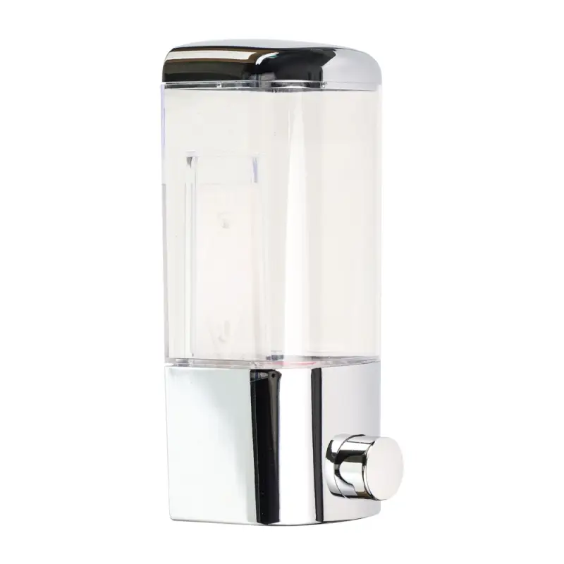 VETTA&nbsp;Дозатор&nbsp;для&nbsp;жидкого&nbsp;мыла&nbsp;настенный,&nbsp;500мл,&nbsp;хром,&nbsp;ABS, полистирол