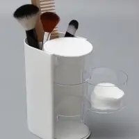 Органайзер для хранения, 3 секции, 18.1&times;13.4&times;10 см, белый