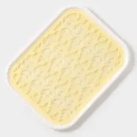 Поднос с вкладышем для сушки посуды Альт-Пласт &laquo;Колос&raquo;, пластик, 45.5&times;36 см, МИКС