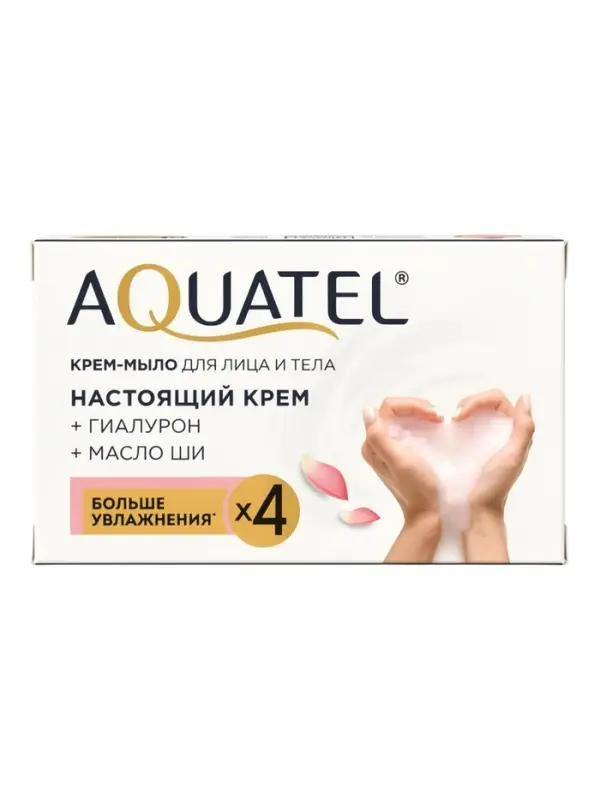 Крем-мыло для рук твердое Aquatel &laquo;Лепестки лотоса&raquo;, 90 г