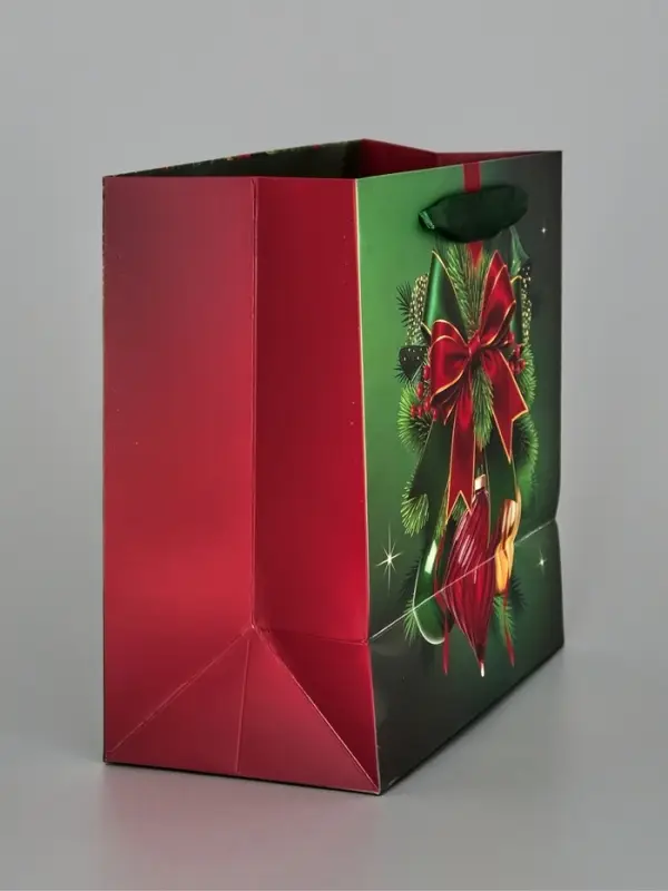 Пакет подарочный &laquo;С Новым годом&raquo;, игрушки, 22&times;22&times;11 см