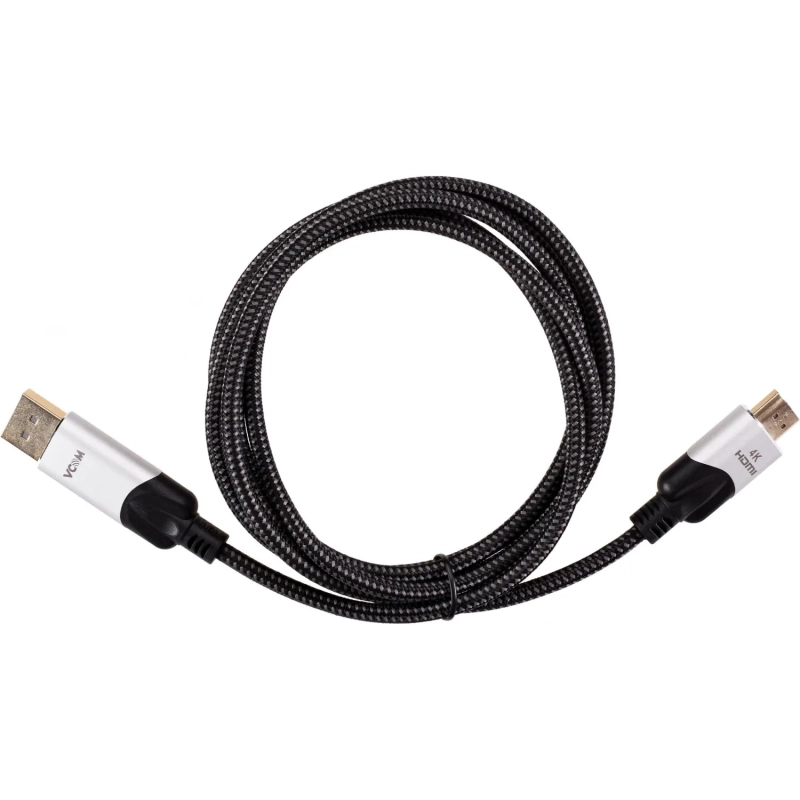 Кабель -переходник DisplayPort M-> HDMI M 4K@60Hz 1.8m VCOM (CG608M-1.8M)