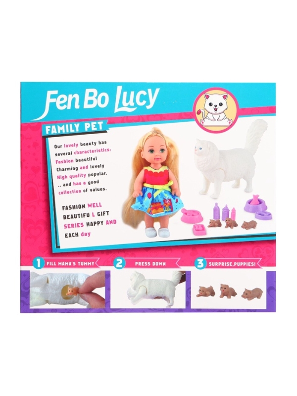 Кукла-малышка  Кукла-малышка "Мама-кошечка", МИКС