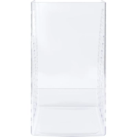 Лоток вертикальный для бумаг СТАММ XXL прозрачный, ширина 160 мм ЛТВ-30554