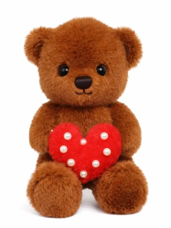 Мягкая игрушка "Мишка с сердечком" 30 см
