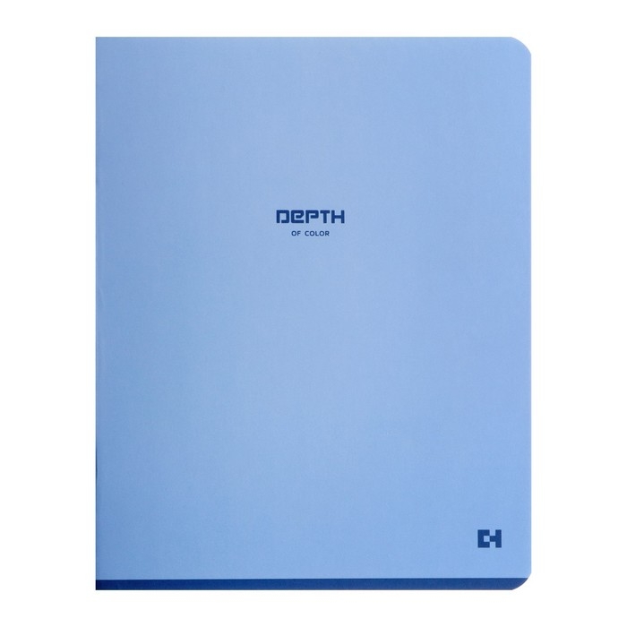 Тетрадь 48 листов в клетку BG Monocolor Blue, обложка мелованный картон, soft touch, МИКС Тетрадь 48 листов в клетку BG Monocolor Blue, обложка мелованный картон, soft touch, МИКС