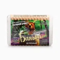 Соляной брикет для бани &laquo;Банька&raquo; целебный, 1300 г