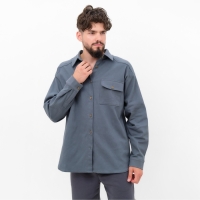 Рубашка мужская MIST oversize размер 54, графитовый