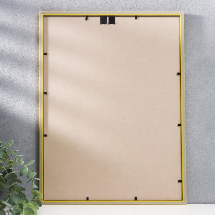 Фоторамка пластик Фоторамка пластик "Радуга" 30х40 см, жёлтый