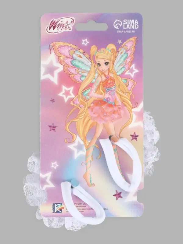 Бант для волос на резинке школьный, 2 штуки 5.5 см, «ВИНКС», МИКС Бант для волос на резинке школьный, 2 штуки 5.5 см, «ВИНКС», МИКС