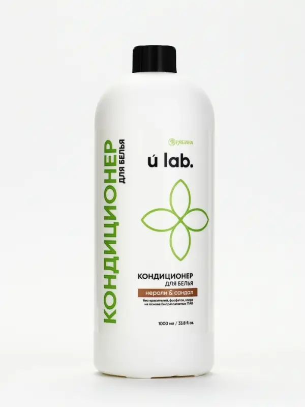 Кондиционер для белья, аромат нероли и сандал, 1000 мл, ULAB