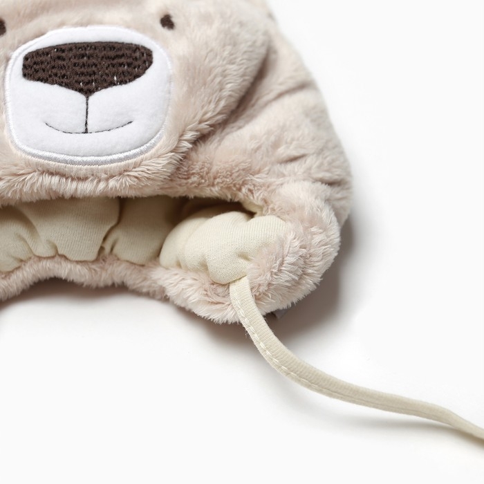 Шапка детская, цвет коричневый, размер 42 Шапка детская, цвет коричневый, размер 42