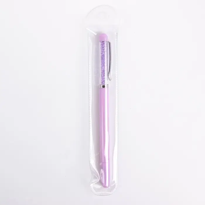 Ручка гелевая Calligrata &laquo;Стразы&raquo;, синий стержень, узел 0.5 мм, МИКС