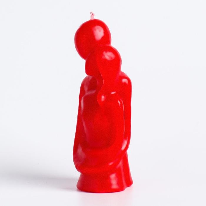 Свеча фигурная  Свеча фигурная "Влюбленные", 12 см, красная