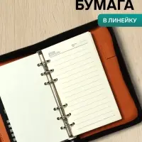 Ежедневник-органайзер Calligrata, А6, 96 листов, на молнии, обложка из искусственной кожи, МИКС