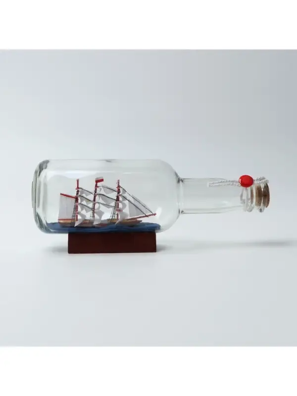 Корабль в бутылке &laquo;Путешествие&raquo;, фигурка, 22&times;8 см