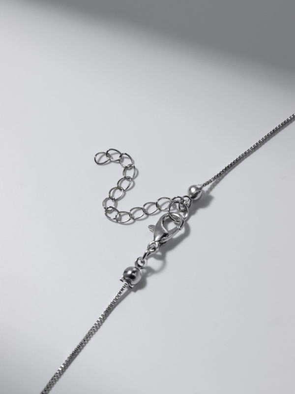 Кулон «Нежность» на цепочке, цвет голубой в серебре, 45 см Кулон «Нежность» на цепочке, цвет голубой в серебре, 45 см