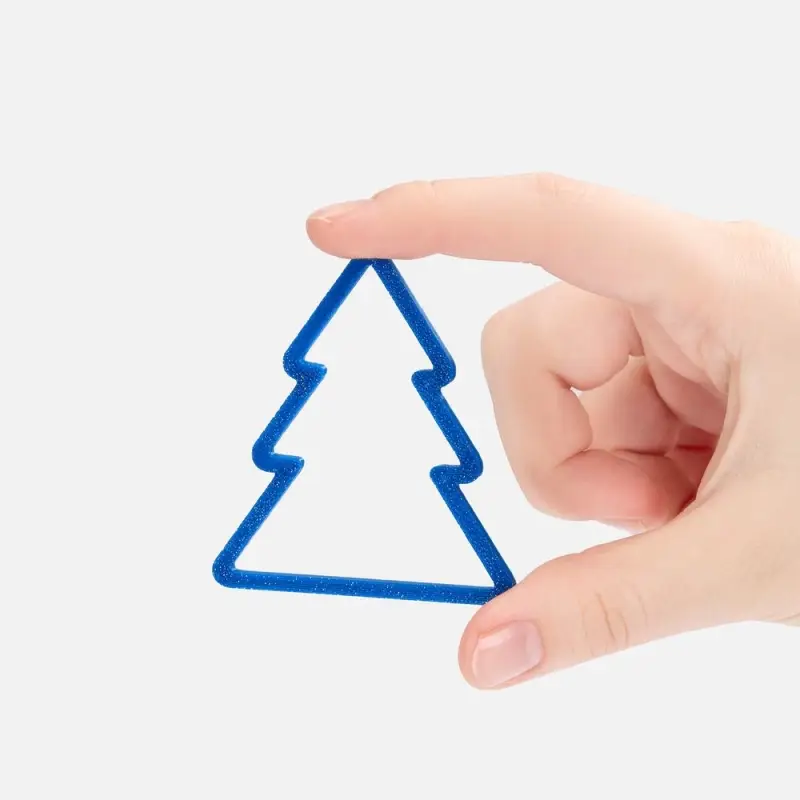 Подвеска &laquo;Елочка&raquo;, 3D-печать, синяя