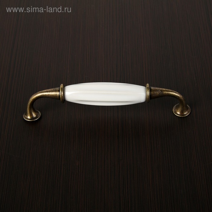 Ручка скоба STYLISH Ceramics 003, керамическая 128 мм, цвет бронза Ручка скоба STYLISH Ceramics 003, керамическая 128 мм, цвет бронза
