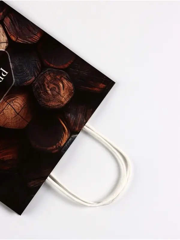 Пакет подарочный крафт Present, 21×11×27 см