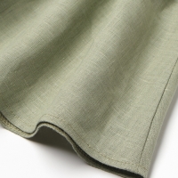 Платье детское Крошка Я Linen, р. 80-86, зеленый