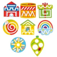 Трафареты для рисования Лесная мастерская &laquo;Простые рисунки&raquo;