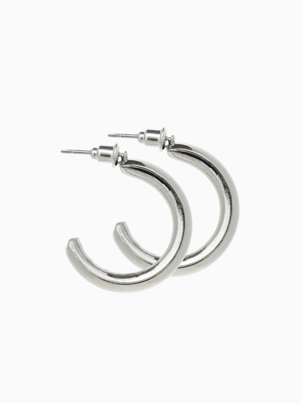 Набор серьги и каффы 9 шт. «Кольца» переплетение, цвет серебро