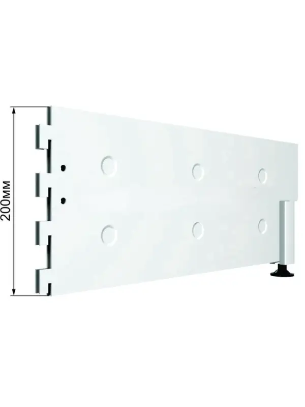 Опора для стеллажа, 40 см, белая