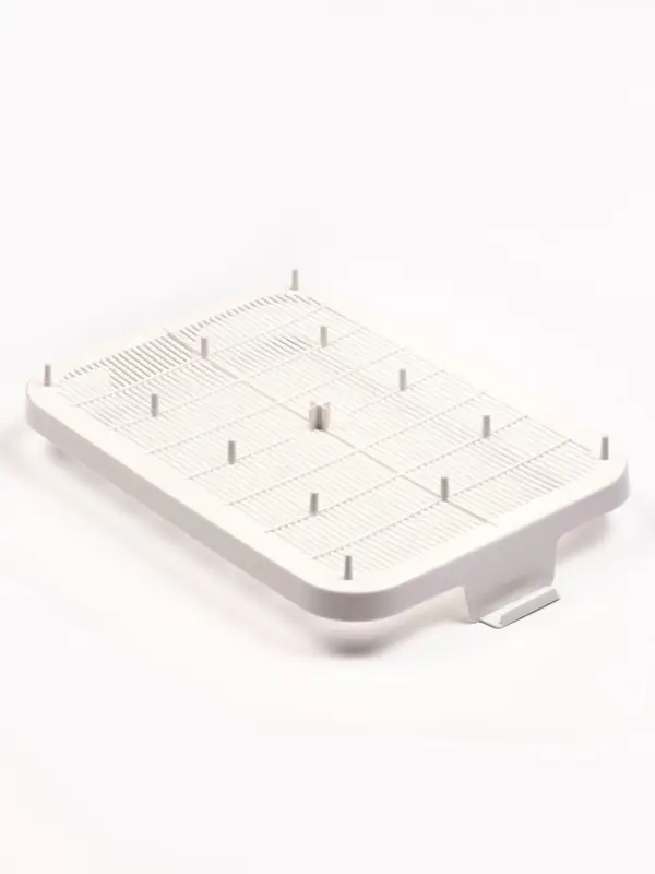 Туалет для кошек &laquo;Белла мини&raquo;, 35&times;26&times;6 см, с сеткой, пластик, серый