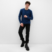 Лонгслив мужской MIST Men's casual размер 56, синий