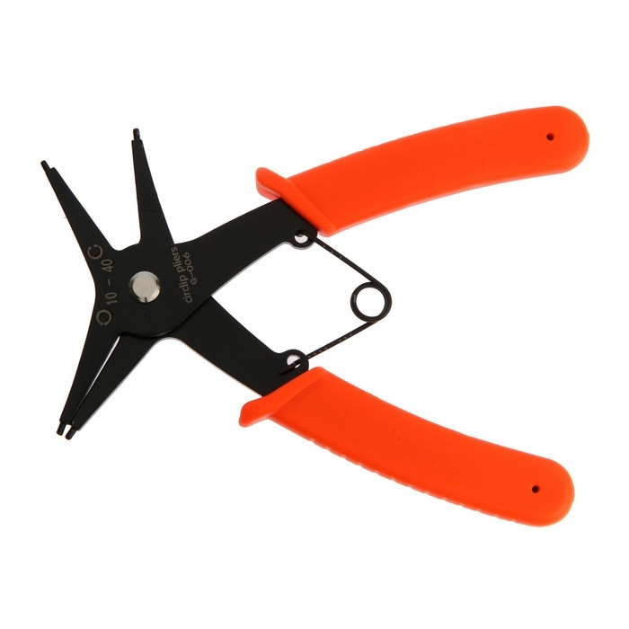 Съемник внешних и внутренних стопорных колец ЛОМ 2 в 1, губки на сжим и разжим, 150 мм Съемник внешних и внутренних стопорных колец ЛОМ 2 в 1, губки на сжим и разжим, 150 мм