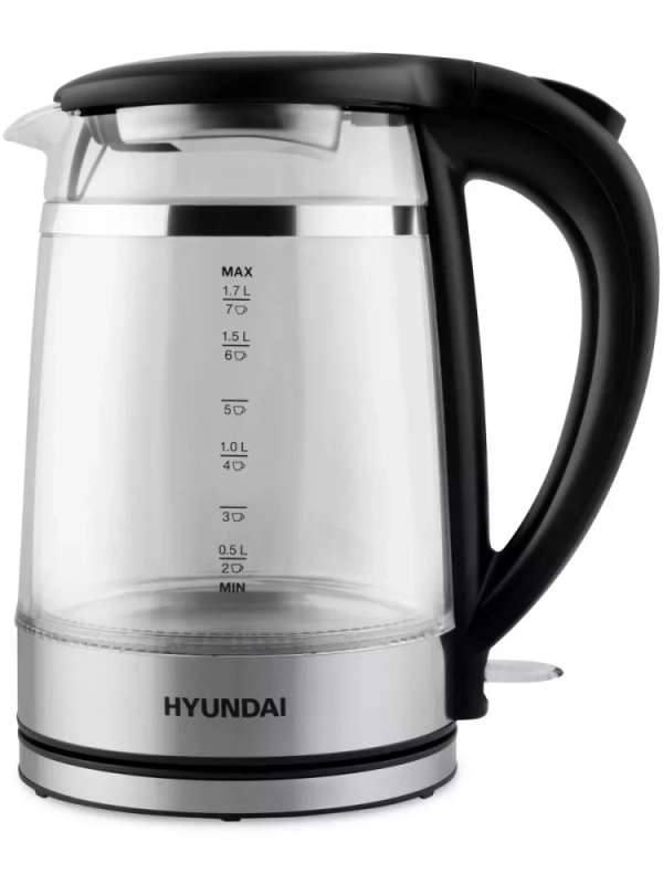 Чайник HYK-G3036 1,7л 2200Вт черный (стекло)