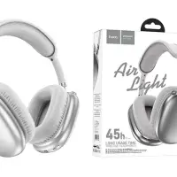 Наушники W35 Air Wireless Headset Long Usage Time HOCO серебро