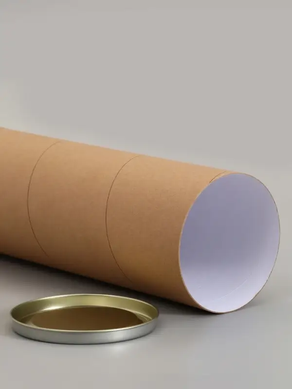 Тубус под бутылку, картон 120&times;340 мм (320 мм внутр. высота)