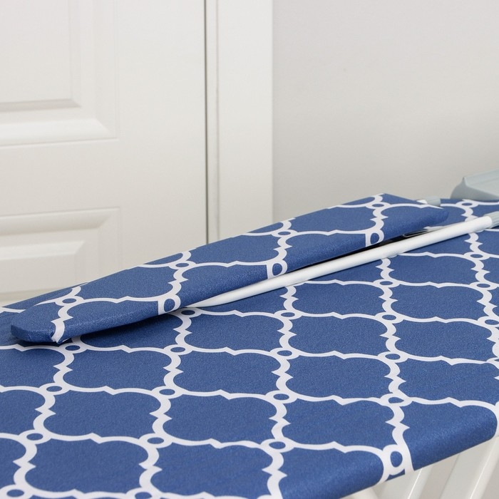 Доска гладильная Haushalt. Scandinavian, 123,5×46 см, цвет синий Доска гладильная Haushalt. Scandinavian, 123,5×46 см, цвет синий