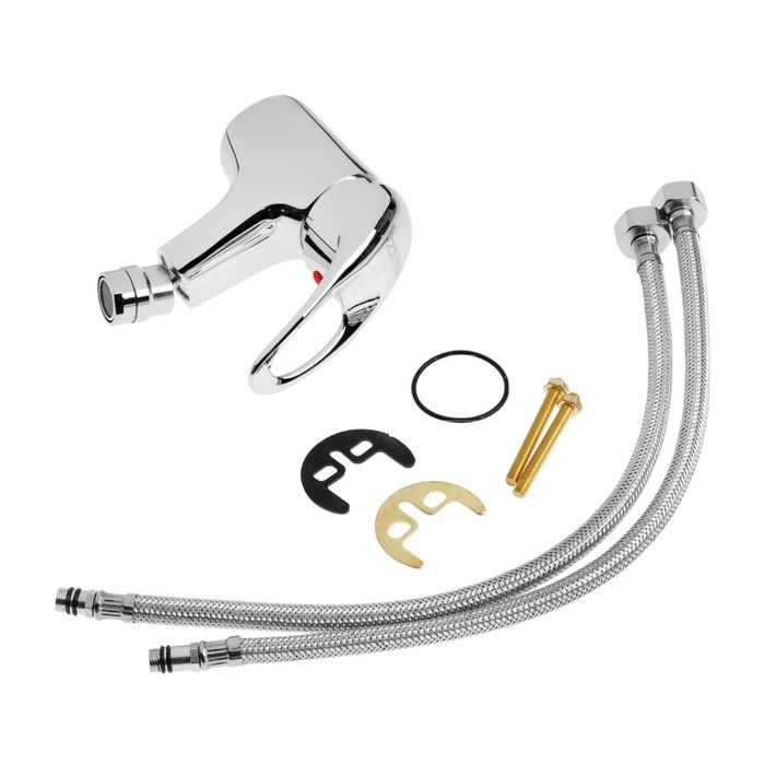 Смеситель для биде ZEIN Z3374, картридж керамика 35 мм, регулировка потока, цвет хром Смеситель для биде ZEIN Z3374, картридж керамика 35 мм, регулировка потока, цвет хром