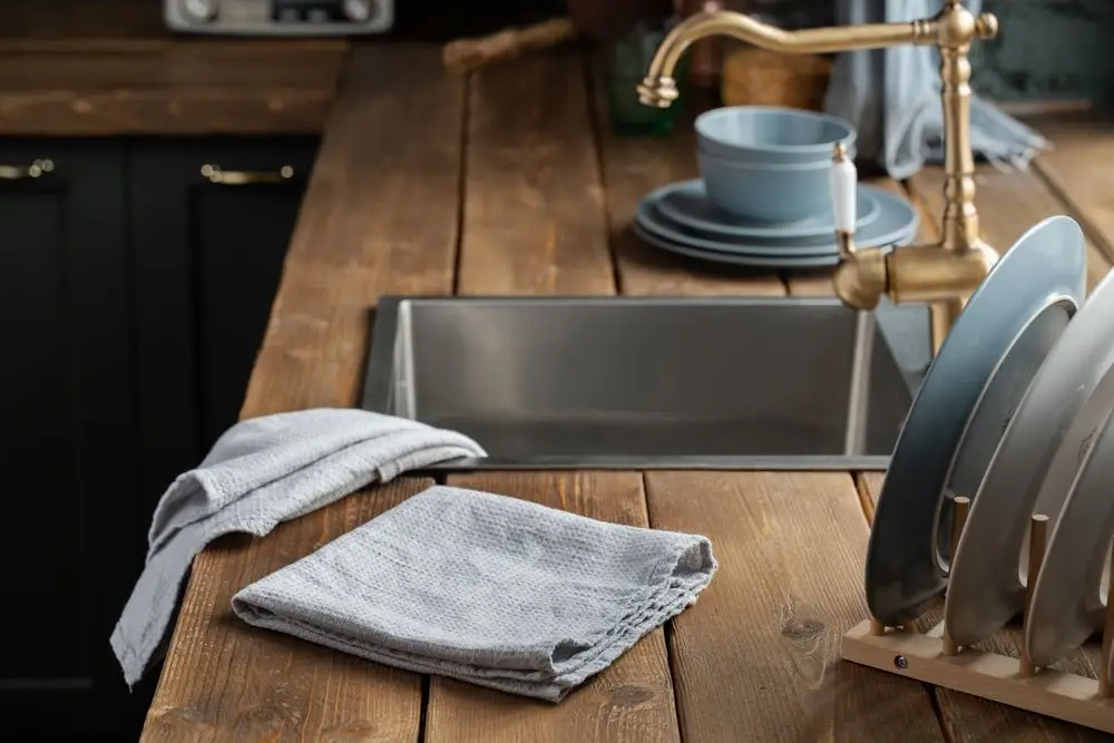 Набор полотенец Fine Line, красный Набор полотенец Fine Line, красный