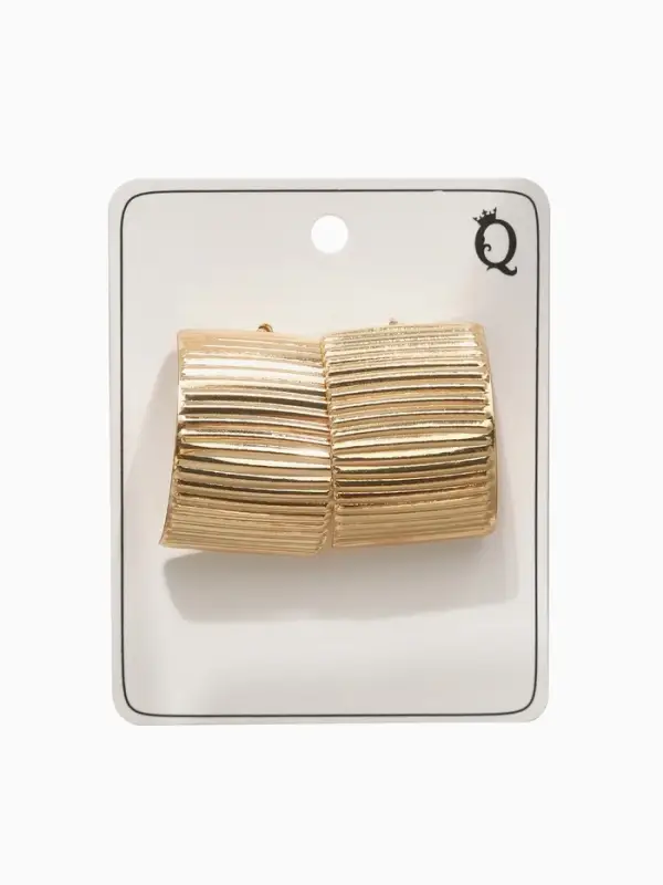 Серьги металл &laquo;Дуга&raquo;, тренд, цвет золото