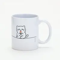 Кружка керамическая &laquo;Держись лапками за счастье&raquo;, 320 мл