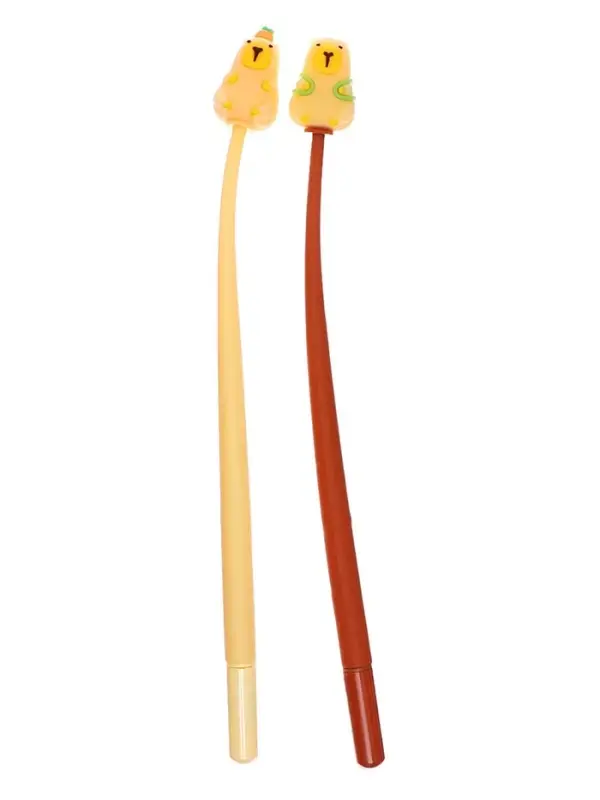 Ручка гелевая-прикол «Капибара», синий стержень, МИКС