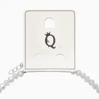 Чокер из бисера &laquo;Хрусталь&raquo;, разноцветный в серебре, 36 см + 5 см доп, цепочка