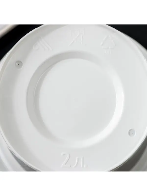 Горшок для цветов с поддоном &laquo;Альтернатива. Эконом&raquo;, 2 л, пластиковый, белый