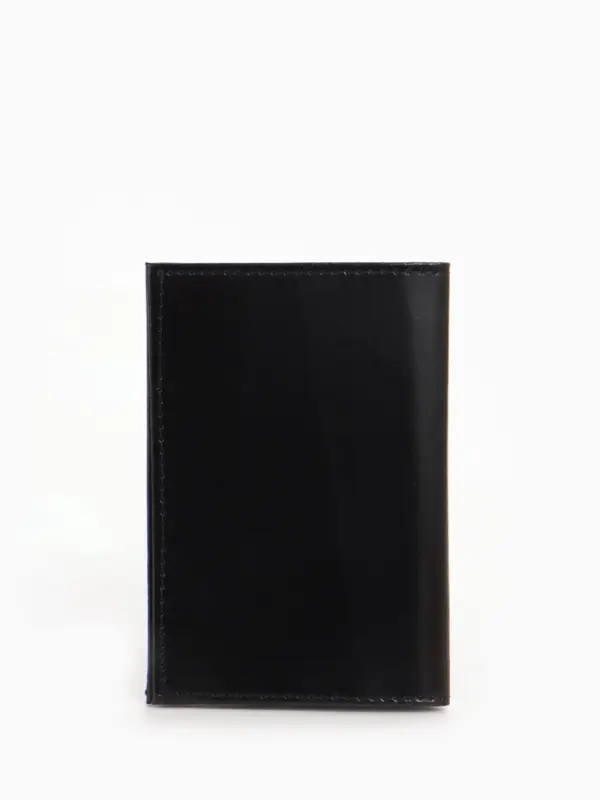 Обложка для военного билета, натуральная кожа, чёрная