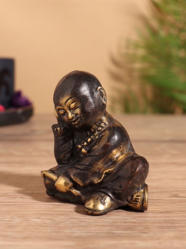 Сувенир бронза Сувенир бронза "Монах" 7х6х7 см