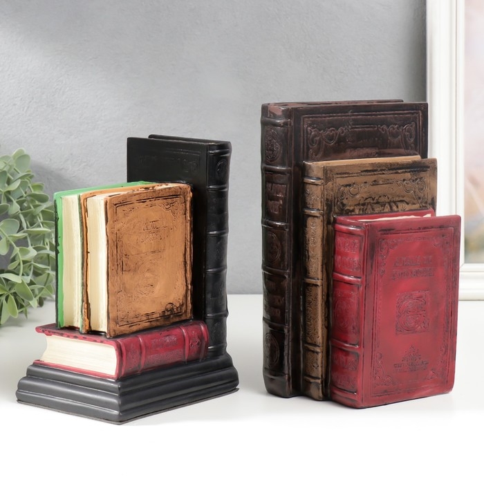 Держатели для книг  Держатели для книг "Библиотека" набор 2 шт 11х13х9 см