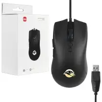 Мышь игровая проводная с подсветкой GM-4 ISA черная (60шт/кор)