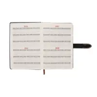 Ежедневник недатированный формат А5, с хлястиком, 112л, линия, пвх, Черный Ежедневник недатированный формат А5, с хлястиком, 112л, линия, пвх, Черный