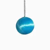 Ёлочные игрушки &laquo;Карнавал&raquo;, набор 16 шт. (4 бантика, 4 шишки, 8 шаров) серебристый/голубой